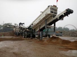 南京順嘉建筑垃圾資源化項(xiàng)目 中意移動(dòng)破碎篩分機(jī)成得力幫手